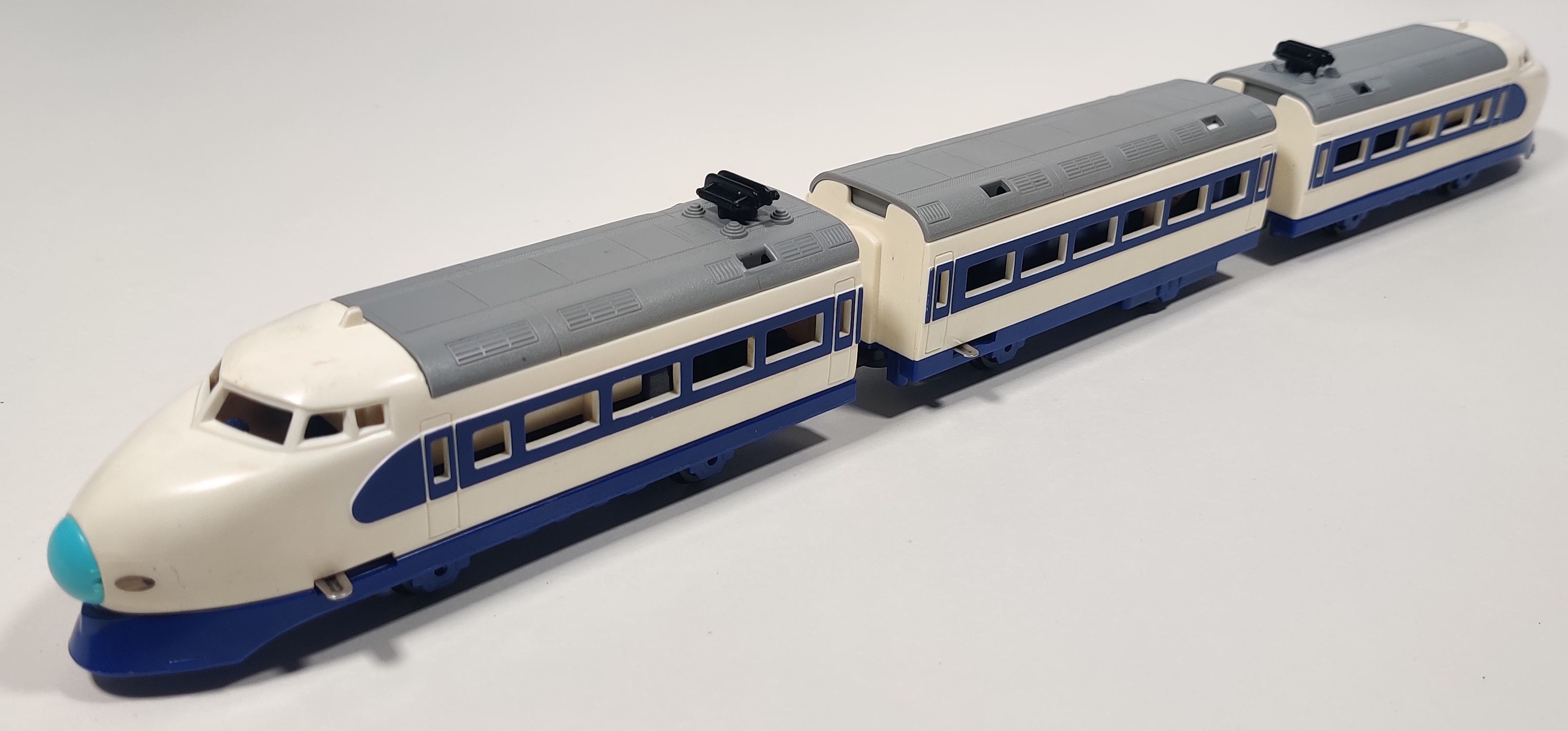 Tomy Super Rail Black Hikari with Headlights Set